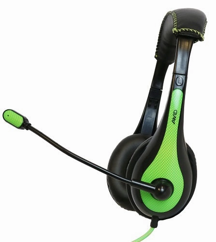Avid AE-36 On-Ear Stereo Headset with Mic (Green) noise cancelling headphones, bluetooth earbuds