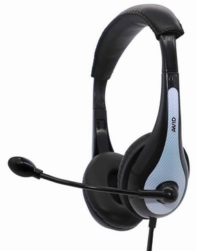 Avid AE-36 On-Ear USB-C Headset with Noise-Canceling Mic noise cancelling headphones, bluetooth earbuds