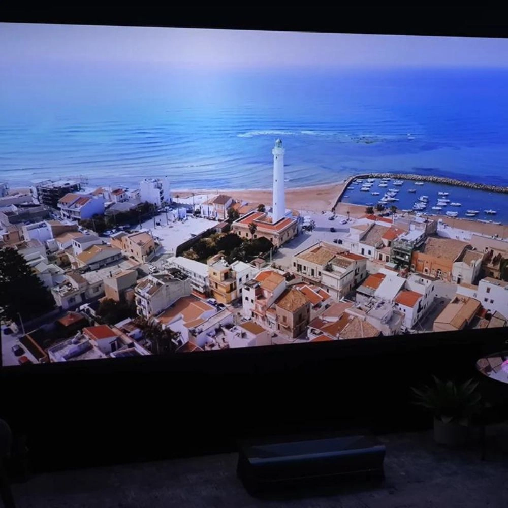 AWOL Vision 100''-120" Cinematic  ALR Motorized Floor Rising Acoustic Screen