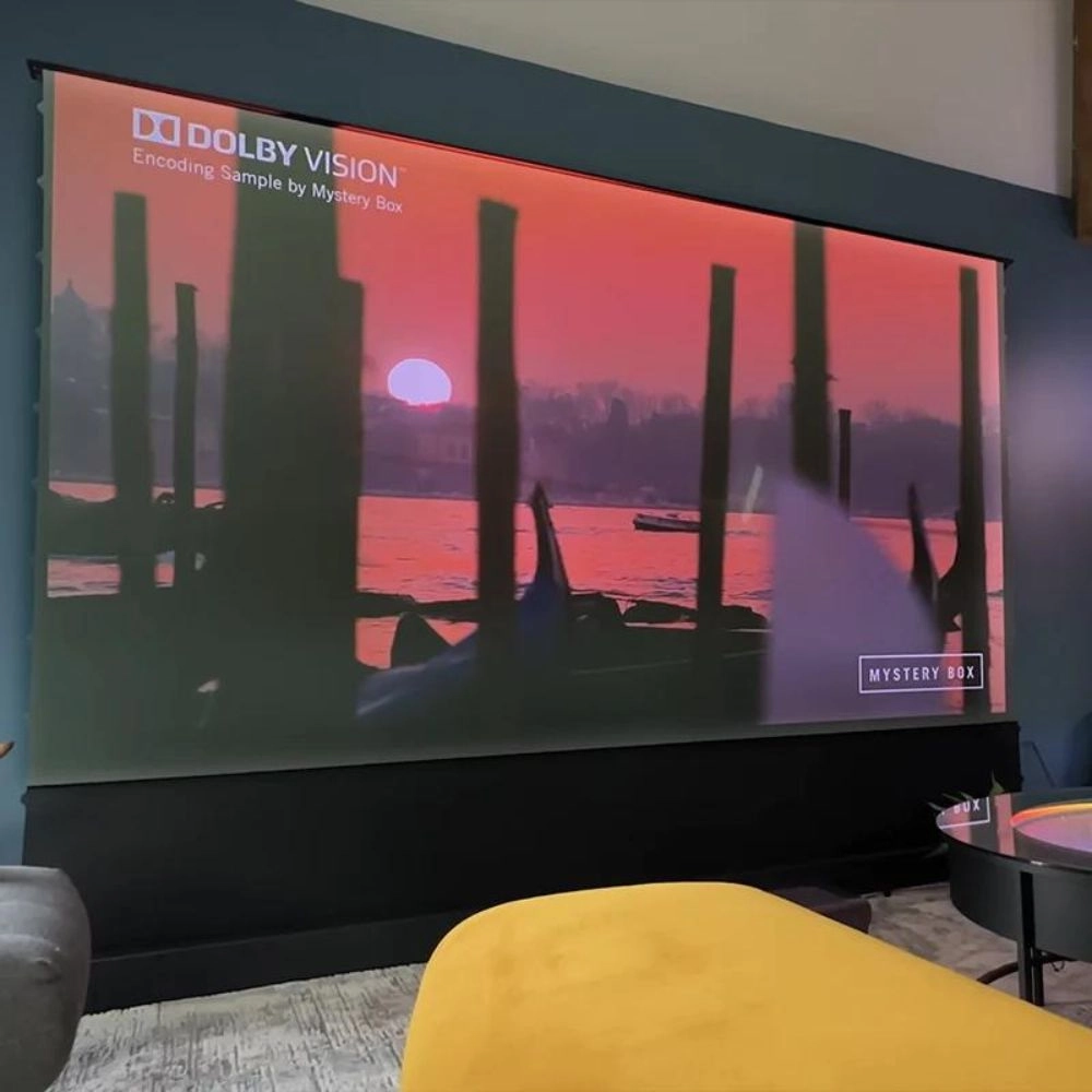 AWOL Vision 100''-120" Cinematic  ALR Motorized Floor Rising Acoustic Screen