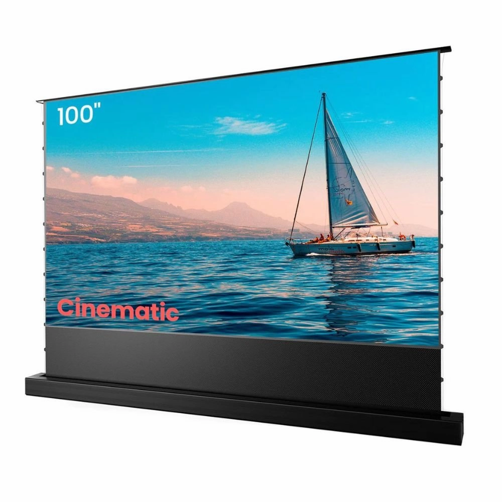 AWOL Vision 100''-120" Cinematic  ALR Motorized Floor Rising Acoustic Screen