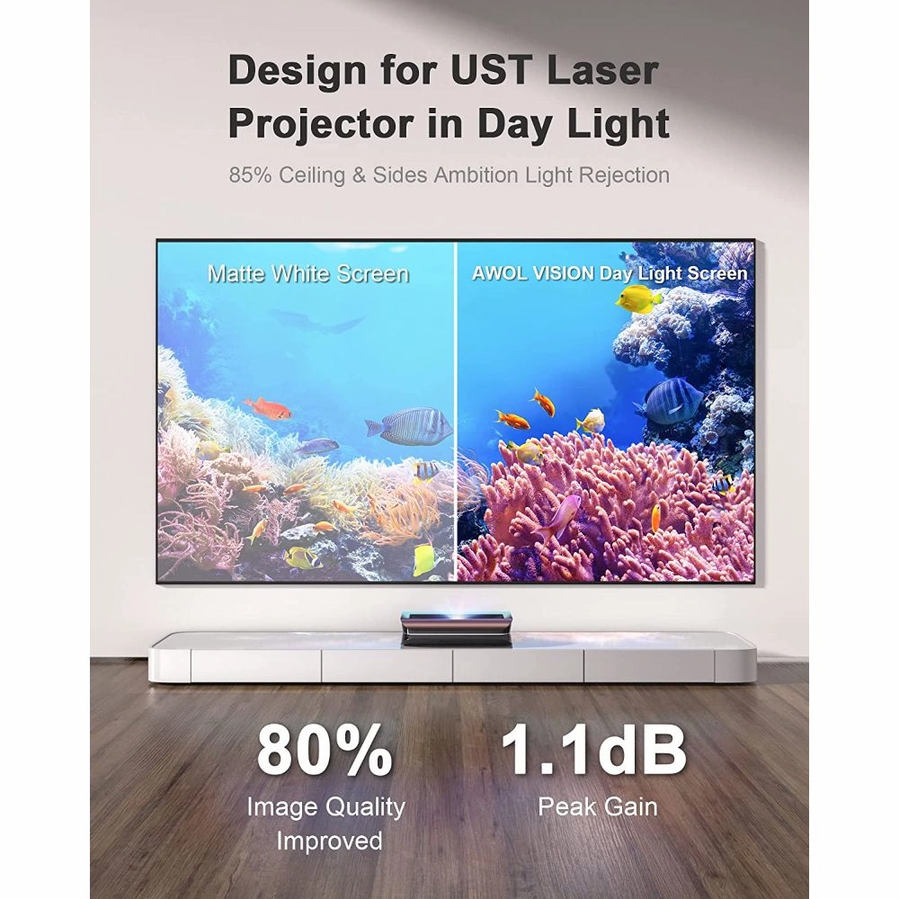 AWOL Vision 100" -120" DAYLIGHT ALR SCREEN