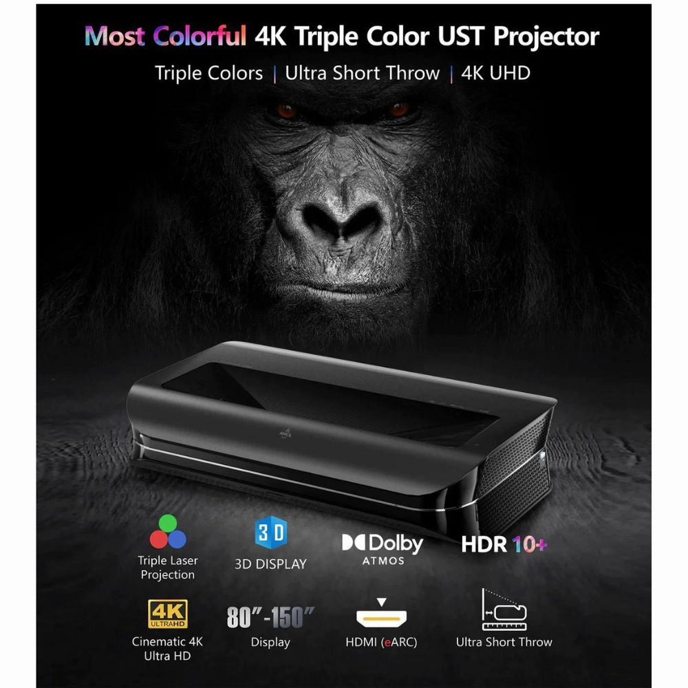 AWOL Vision 4K 3D Triple Laser Projector LTV-2500