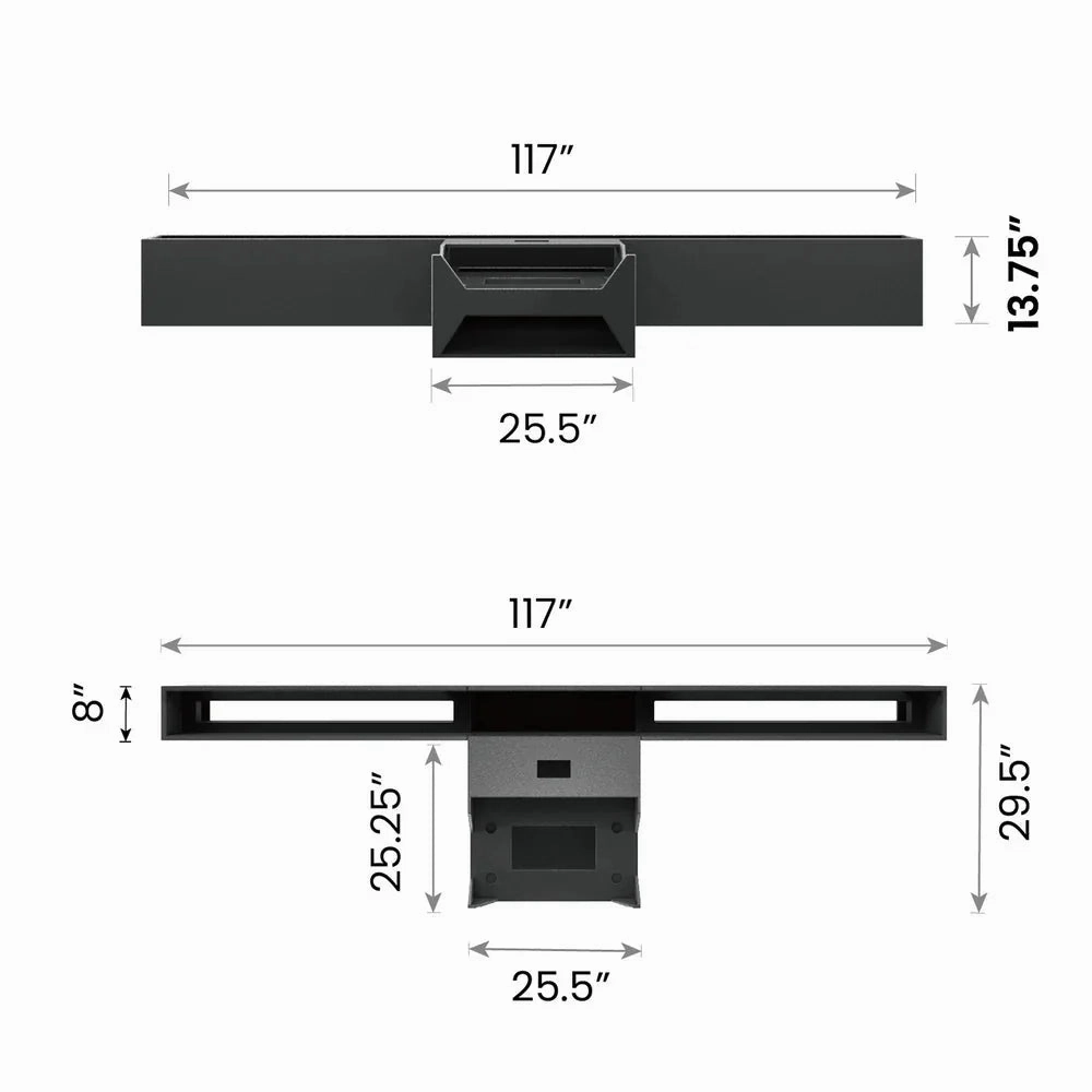 AWOL Vision LTV-3000 Pro   100"-120" Floor rise ALR Screen Bundle