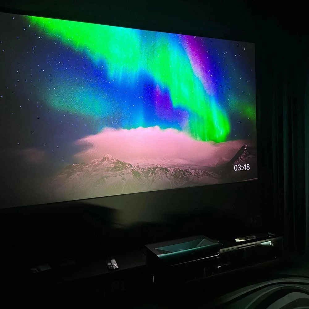 AWOL Vision LTV-3000 Pro Plus 100''-120'' Cinematic ALR Screen Bundle