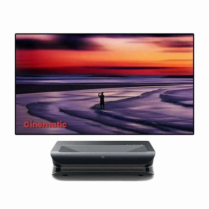 AWOL Vision LTV-3000 Pro Plus 100''-120'' Cinematic ALR Screen Bundle - 4K 3D Ultra Short Throw Triple Laser Projector inflatable cinema screen,surround sound system for tv