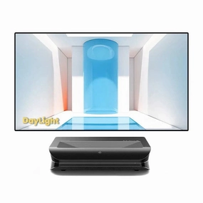 AWOL Vision LTV-3000 Pro Plus 100''-120'' Daylight ALR Screen Bundle - 4K 3D Ultra Short Throw Triple Laser Projector inflatable cinema screen,surround sound system for tv