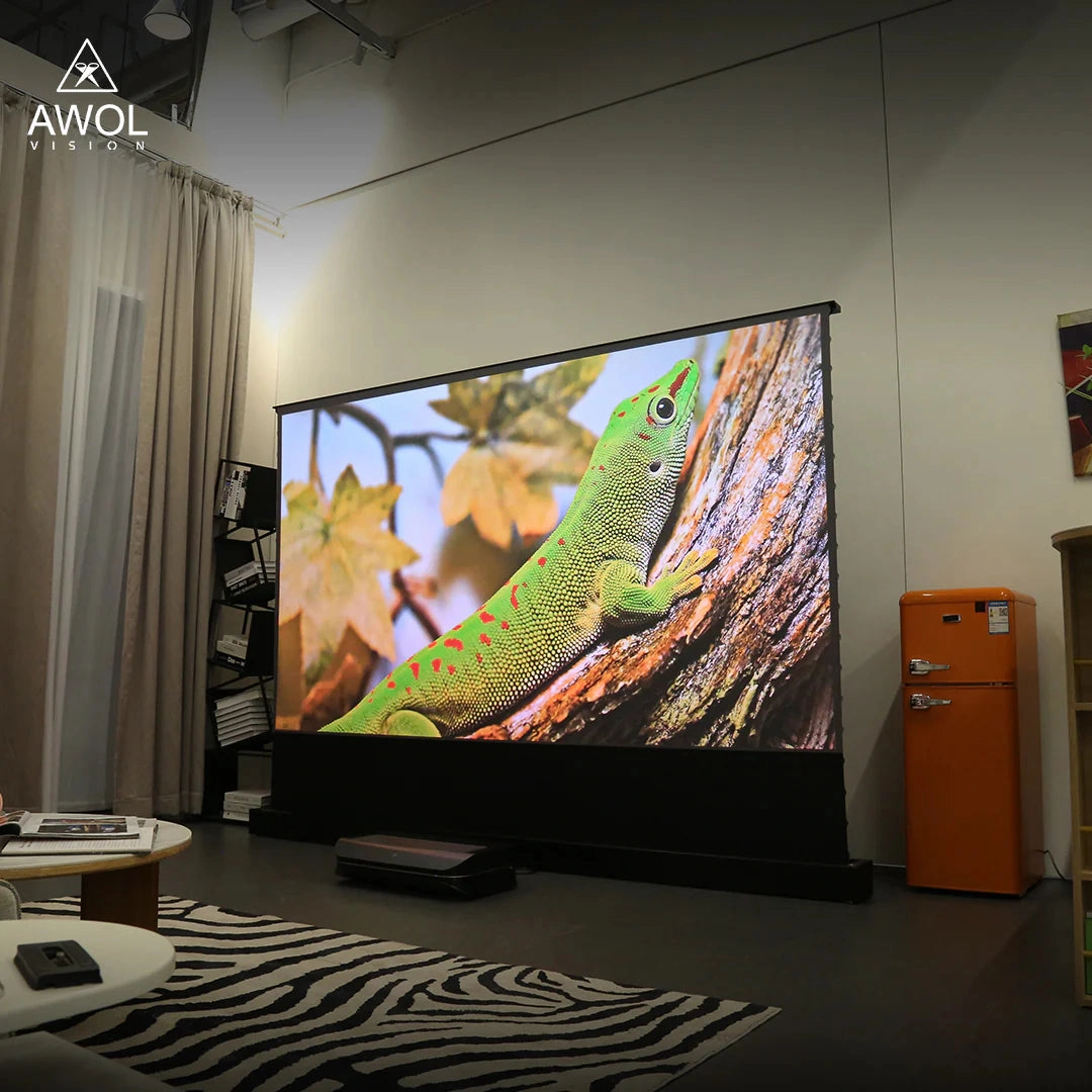 AWOL Vision LTV-3000 Pro Plus 100"-130" AWOL Vision Acoustic ALR Floor Rising Screen Bundle