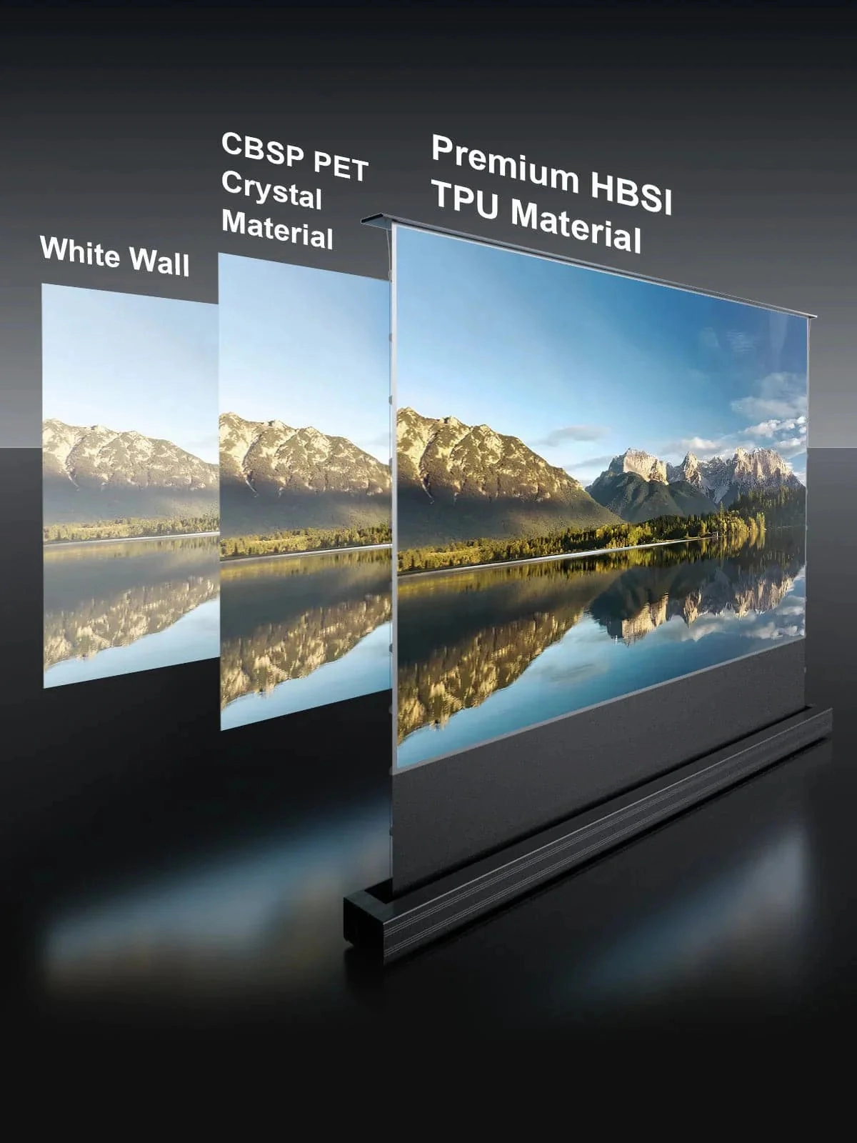 AWOL Vision LTV-3000 Pro Plus 100"-130" AWOL Vision Acoustic ALR Floor Rising Screen Bundle