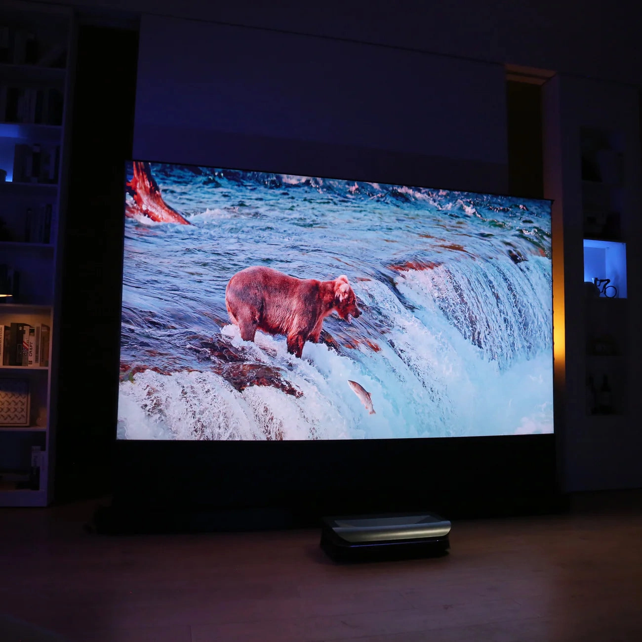 AWOL Vision LTV-3000 Pro Plus 100"-130" AWOL Vision Acoustic ALR Floor Rising Screen Bundle
