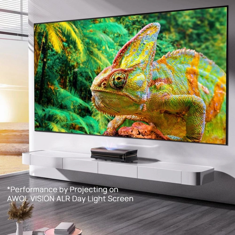 AWOL Vision LTV-3500 Pro Plus Free 100''-120'' Daylight ALR Screen Bundle