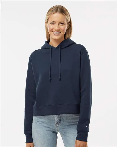 Badger 1261 Women's Crop Hooded Sweatshirt