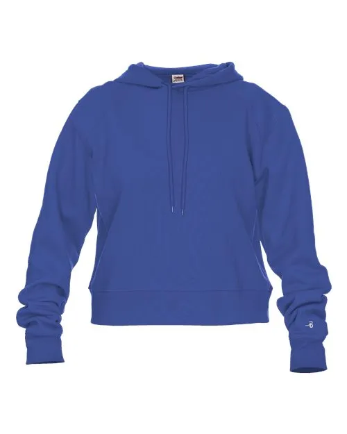 Badger 1261 Women's Crop Hooded Sweatshirt