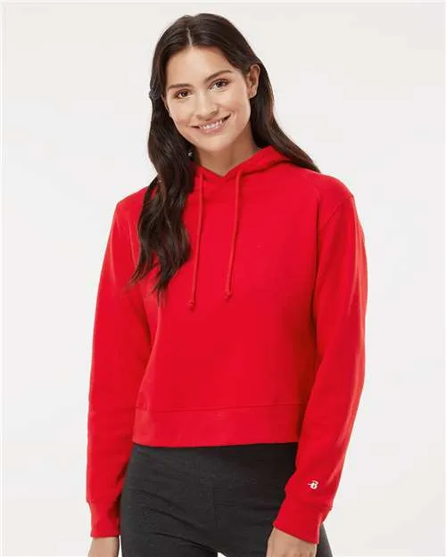 Badger 1261 Women's Crop Hooded Sweatshirt