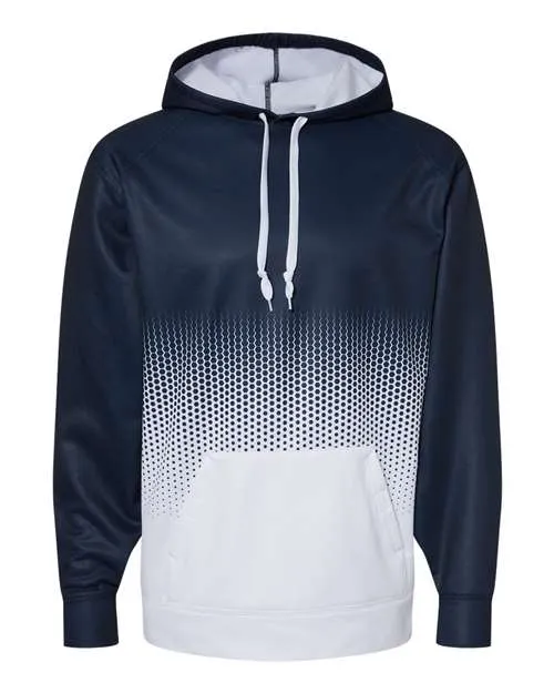 Badger 1404 Hex 2.0 Hooded Sweatshirt