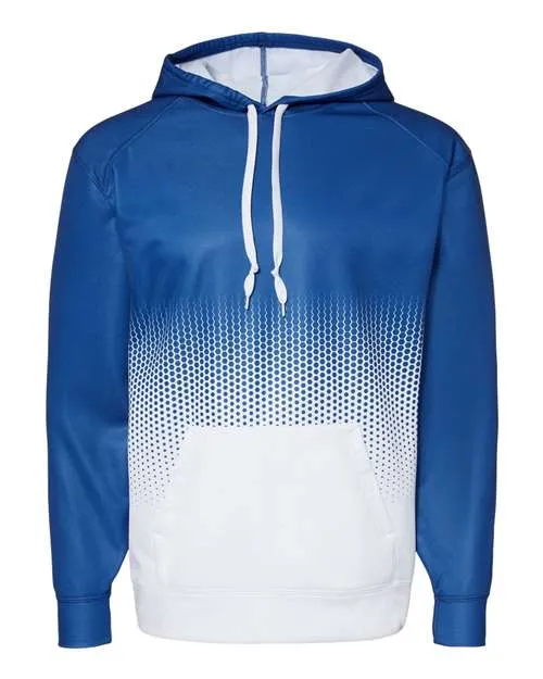 Badger 1404 Hex 2.0 Hooded Sweatshirt