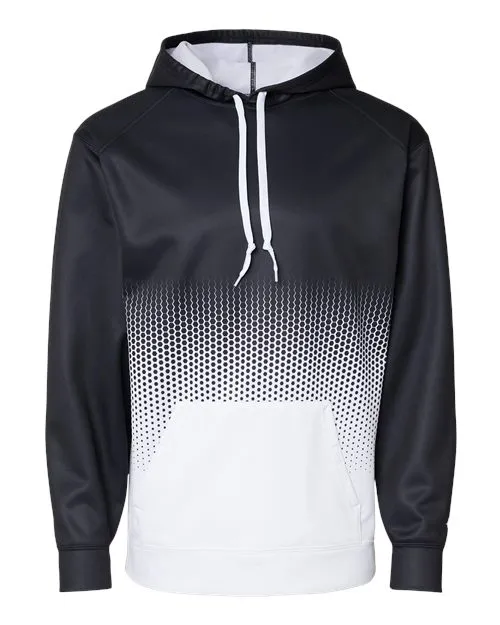 Badger 1404 Hex 2.0 Hooded Sweatshirt