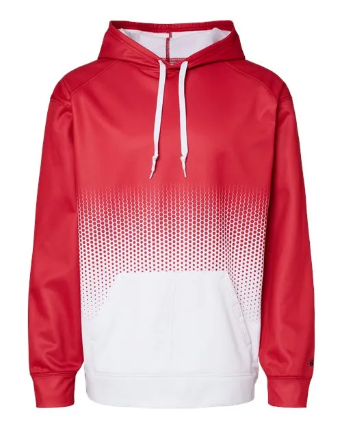 Badger 1404 Hex 2.0 Hooded Sweatshirt