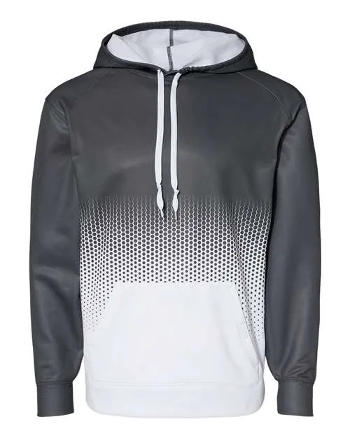Badger 1404 Hex 2.0 Hooded Sweatshirt
