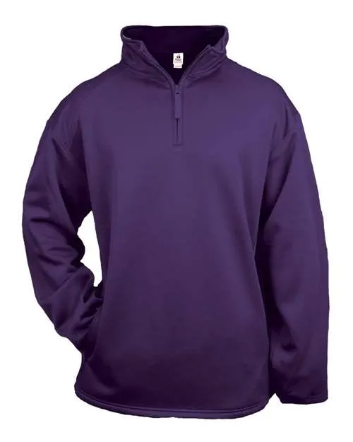 Badger 1480 Performance Fleece Quarter-Zip Pullover