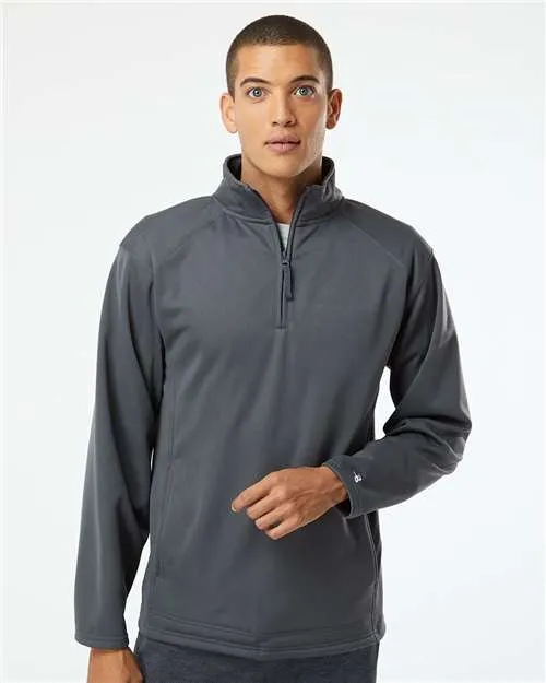 Badger 1480 Performance Fleece Quarter-Zip Pullover