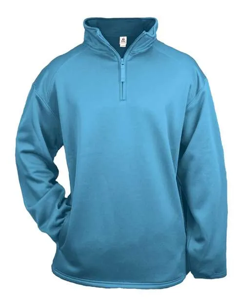 Badger 1480 Performance Fleece Quarter-Zip Pullover