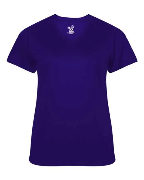 Badger 4062 Ultimate SoftLock Women's V-Neck T-Shirt