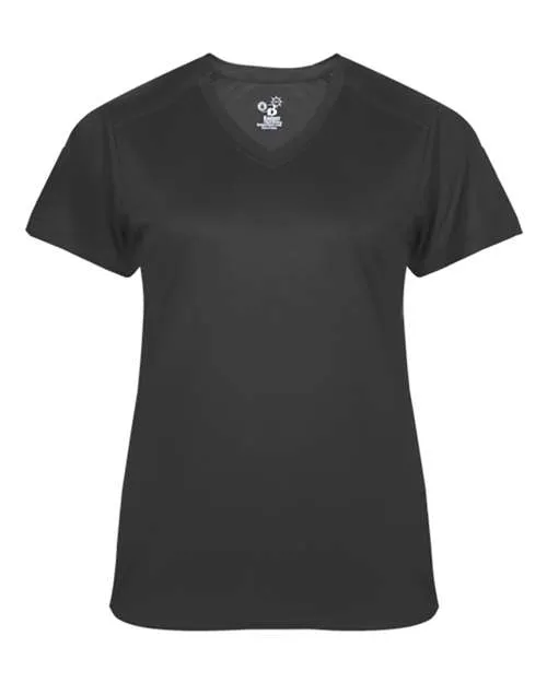 Badger 4062 Ultimate SoftLock Women's V-Neck T-Shirt