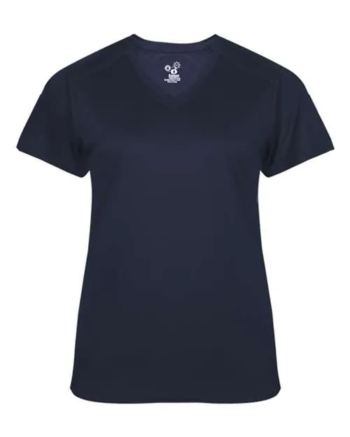 Badger 4062 Ultimate SoftLock Women's V-Neck T-Shirt