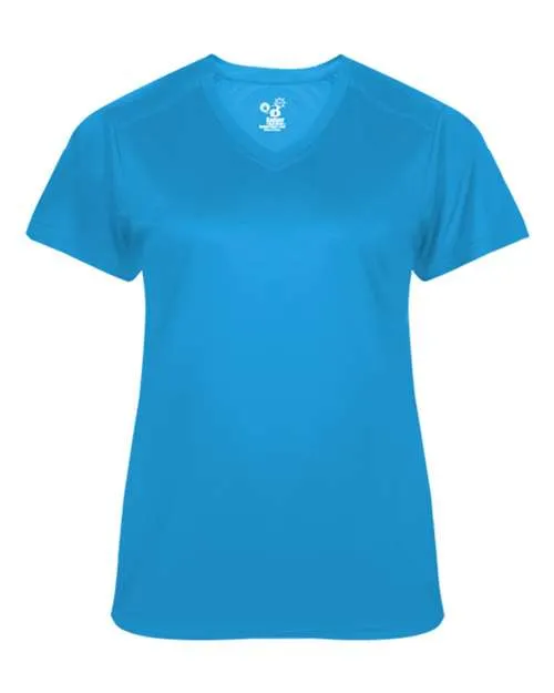 Badger 4062 Ultimate SoftLock Women's V-Neck T-Shirt