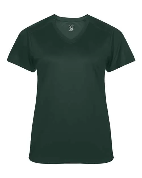 Badger 4062 Ultimate SoftLock Women's V-Neck T-Shirt