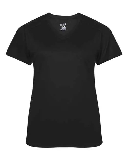 Badger 4062 Ultimate SoftLock Women's V-Neck T-Shirt