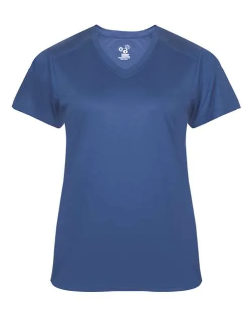 Badger 4062 Ultimate SoftLock Women's V-Neck T-Shirt