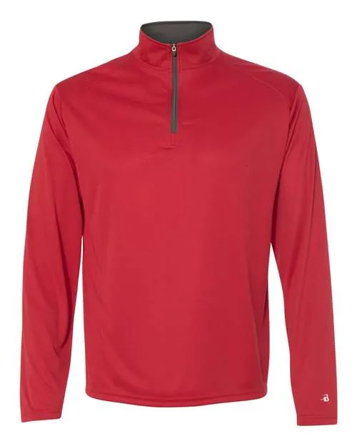 Badger 4102 B-Core Quarter-Zip Pullover