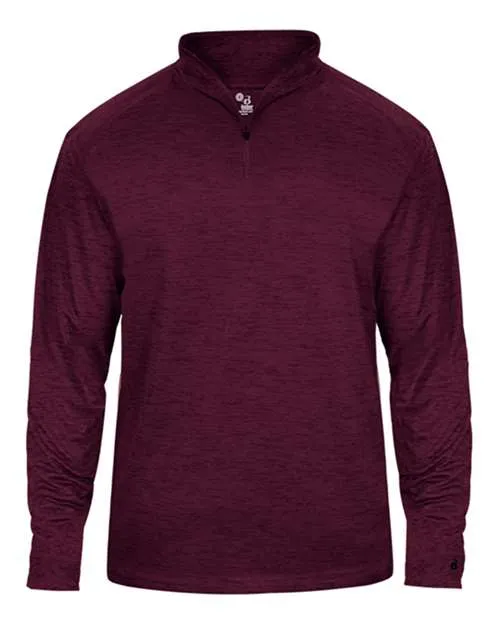Badger 4172 Tonal Blend Quarter-Zip Pullover