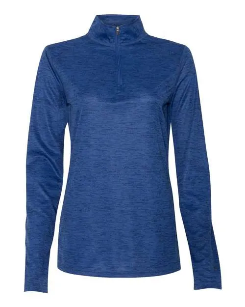 Badger 4173 Women’s Tonal Blend Quarter-Zip Pullover