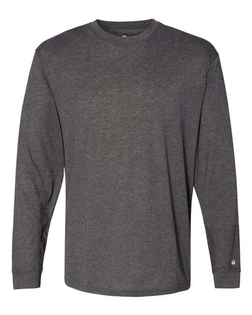 Badger 4944 Triblend Performance Long Sleeve T-Shirt