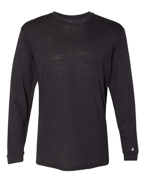 Badger 4944 Triblend Performance Long Sleeve T-Shirt