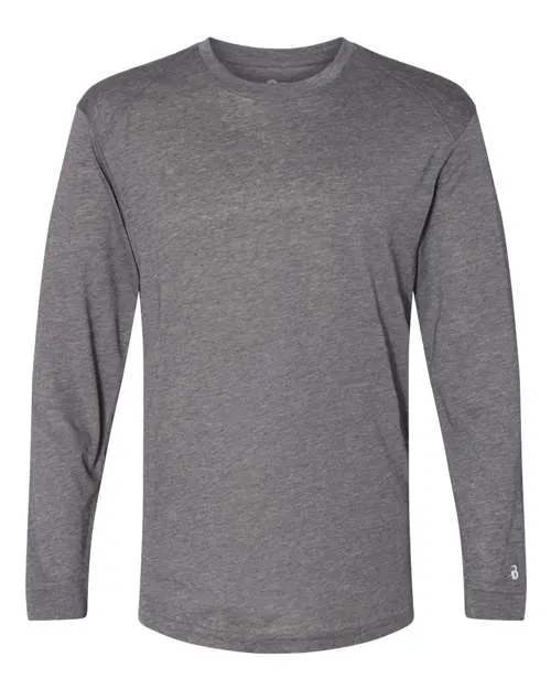 Badger 4944 Triblend Performance Long Sleeve T-Shirt