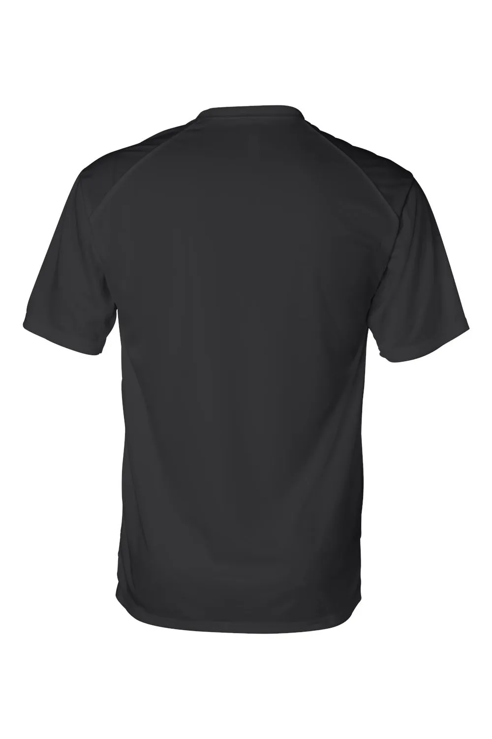 Badger Mens B-Core Moisture Wicking Short Sleeve Crewneck T-Shirt - Black Clothing Badger