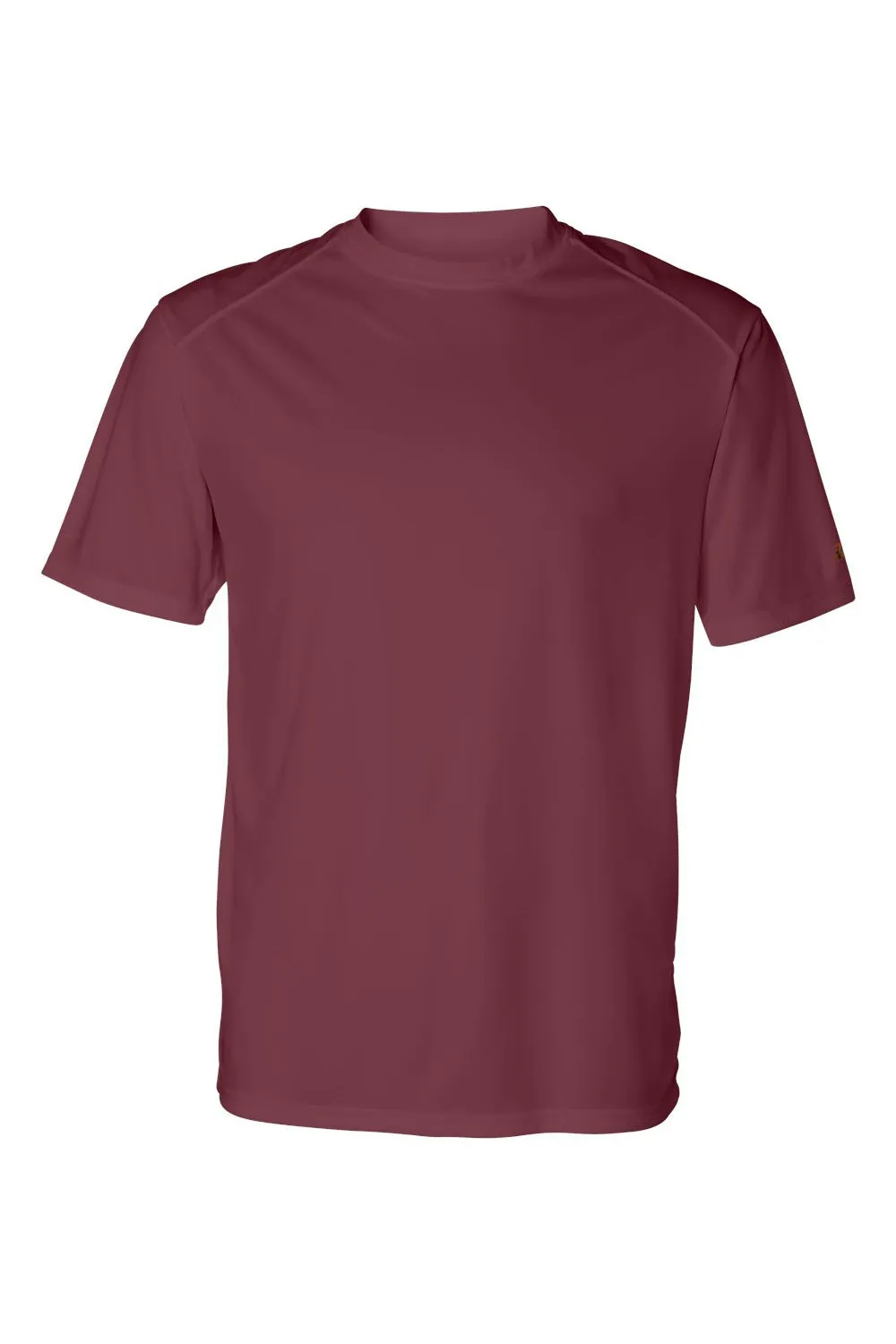 Badger Mens B-Core Moisture Wicking Short Sleeve Crewneck T-Shirt - Cardinal Red Clothing Badger