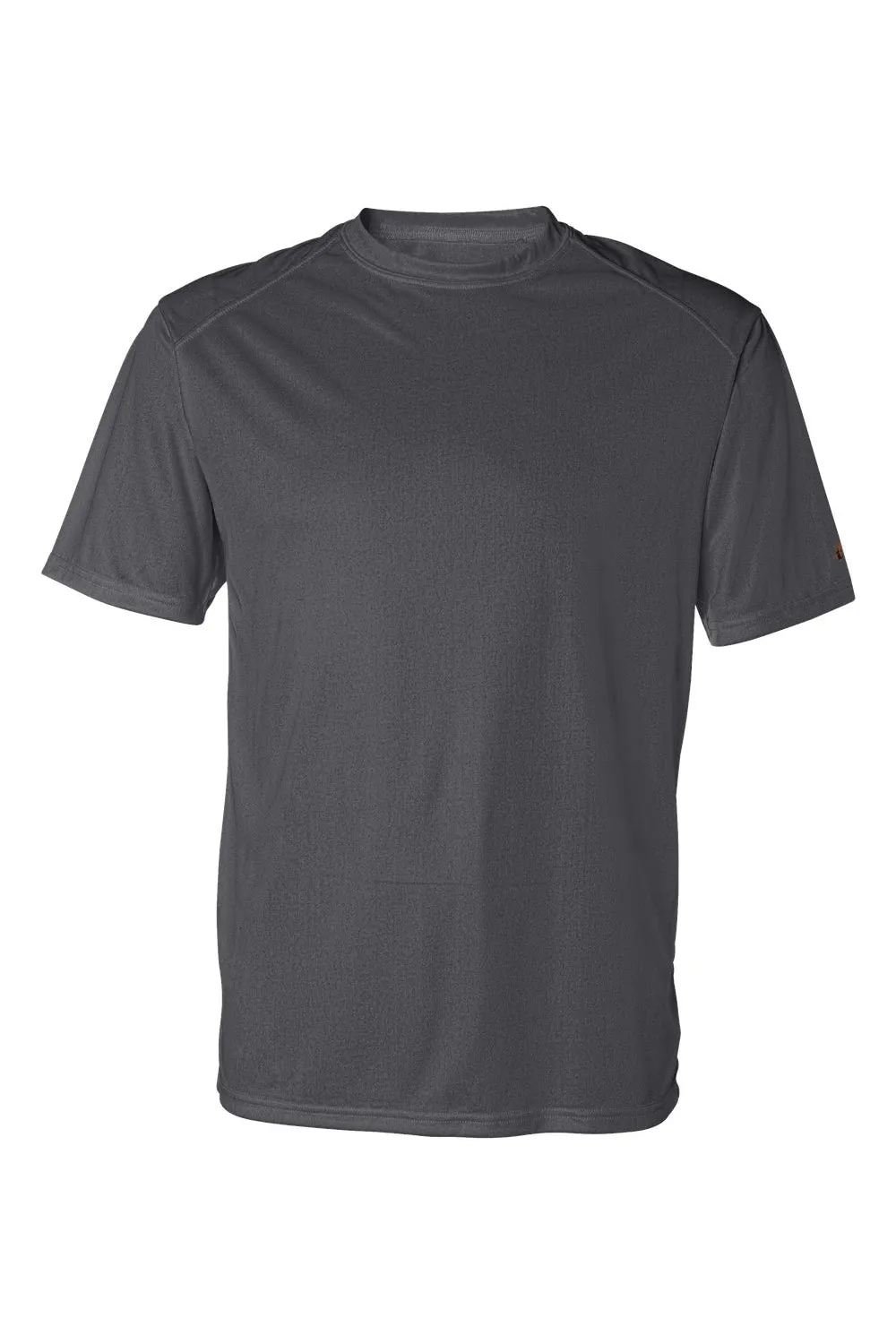 Badger Mens B-Core Moisture Wicking Short Sleeve Crewneck T-Shirt - Graphite Grey Clothing Badger