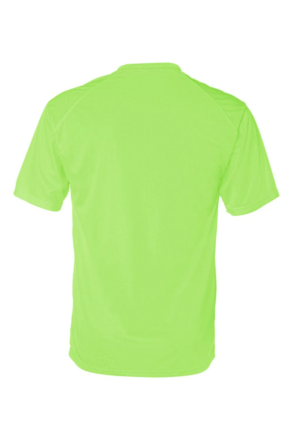 Badger Mens B-Core Moisture Wicking Short Sleeve Crewneck T-Shirt - Lime Green Clothing Badger