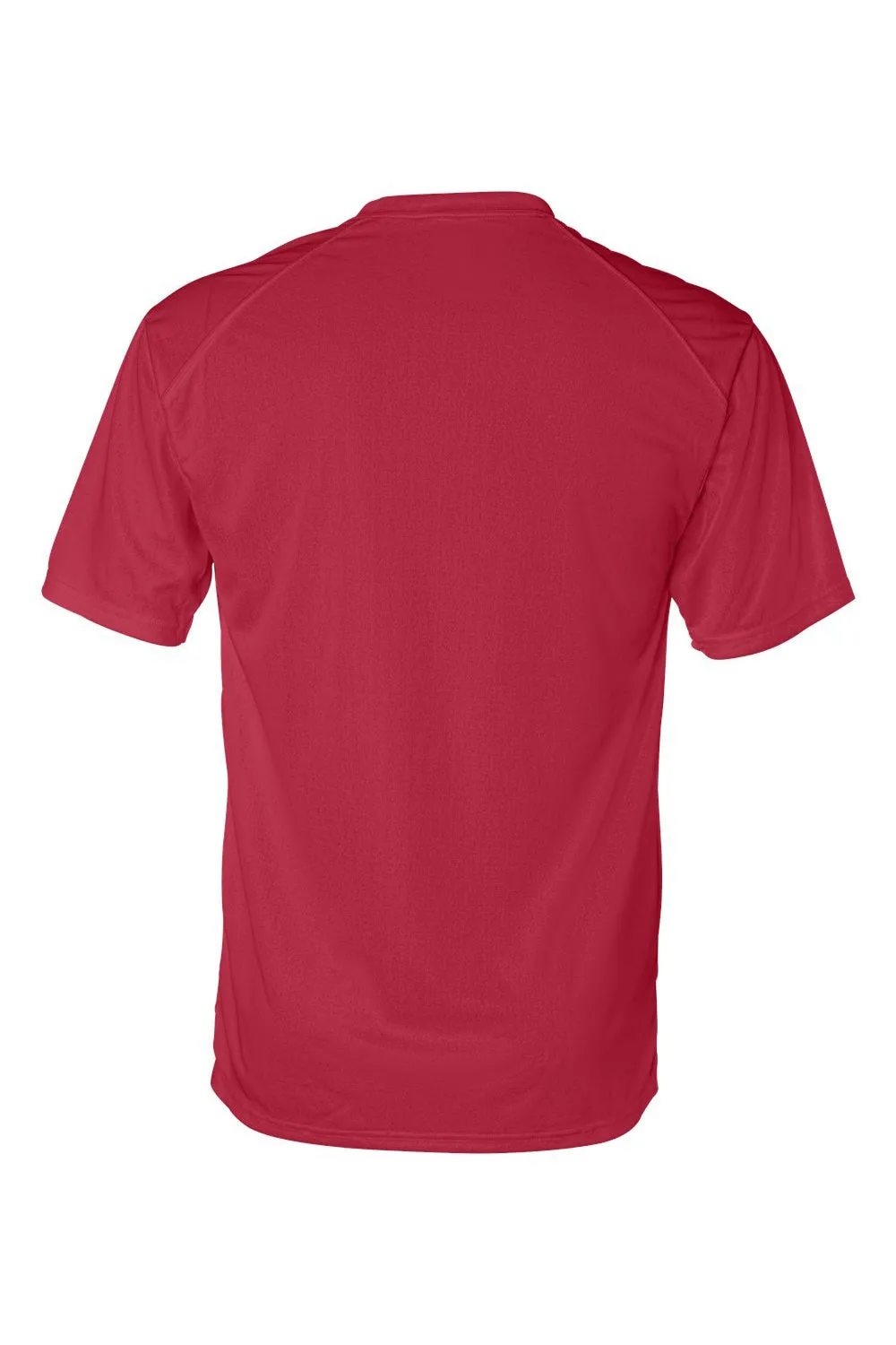 Badger Mens B-Core Moisture Wicking Short Sleeve Crewneck T-Shirt - Red Clothing Badger