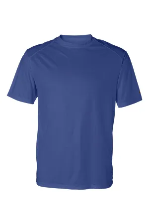 Badger Mens B-Core Moisture Wicking Short Sleeve Crewneck T-Shirt - Royal Blue Clothing Badger