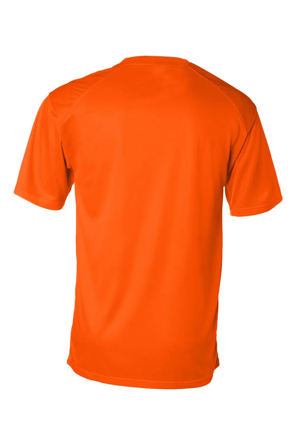 Badger Mens B-Core Moisture Wicking Short Sleeve Crewneck T-Shirt - Safety Orange Clothing Badger