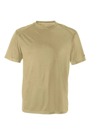 Badger Mens B-Core Moisture Wicking Short Sleeve Crewneck T-Shirt - Vegas Gold Clothing Badger