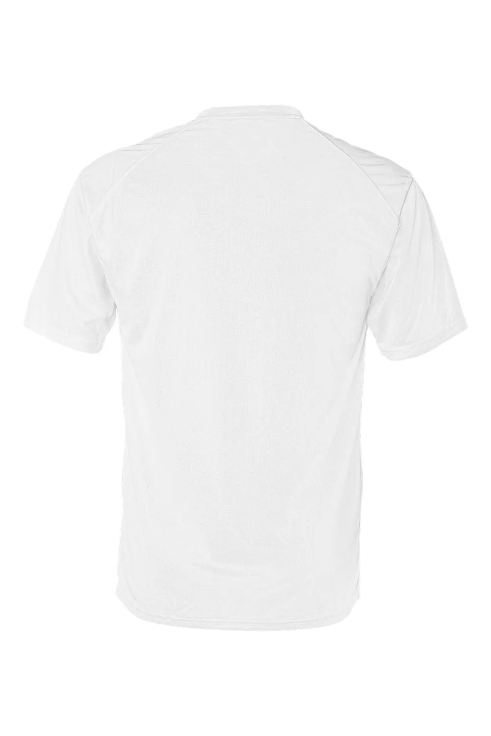 Badger Mens B-Core Moisture Wicking Short Sleeve Crewneck T-Shirt - White Clothing Badger