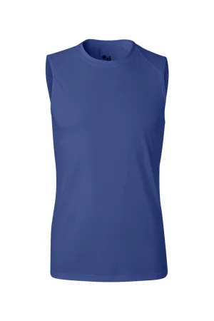 Badger Mens B-Core Moisture Wicking Tank Top - Royal Blue Clothing Badger