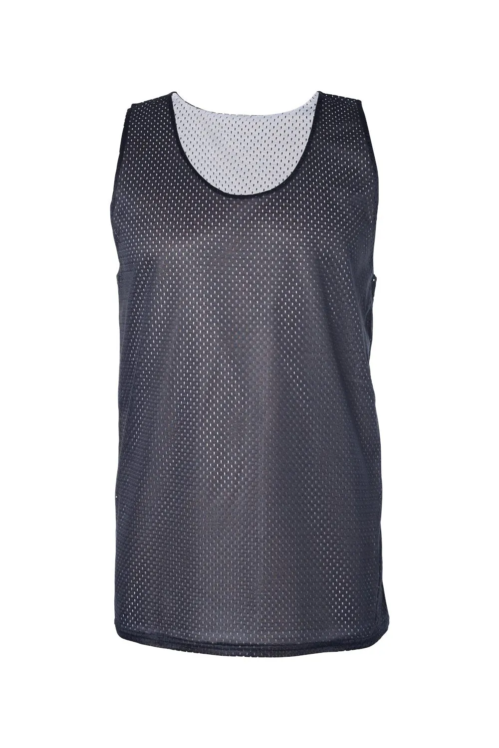 Badger Mens Pro Mesh Reversible Tank Top - Navy Blue/White Clothing Badger
